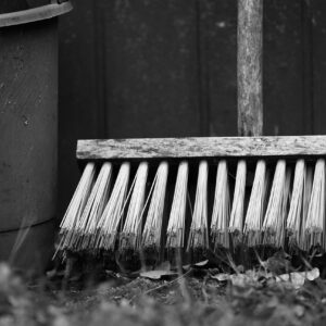 broom, bucket, bucket and broom, broom hair, fight brush, broomstick, garden tools, sweeping instrument, cleaning tools, b w, fall, outdoor, broom, broom, broom, broom, broom, bucket, bucket, broomstick, broomstick, broomstick